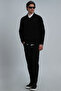 Anton Smart Jean Men's Trousers Slim Fit Black - 5