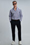 Getz Men's Basic Shirt Regular Fit Navy Blue - 2