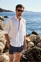 Long Sleeve Regular Fit Plain 100% Linen Shirt - 2