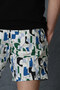 Charles Men's Swim Shorts Blue - 5