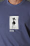 Bart Modern Graphic T- Shirt Purple - 3