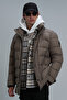 Rıld Goose Feather Men's Coat Earth - 3