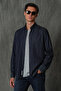 Danor Men's Smart Shirt Slim Fit Dark Blue