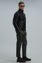 Luc Goose Feather Men's Coat Black - 4