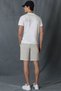 Zegler Sports Men's Chino Shorts Slim Fit Beige - 6