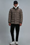 Rıld Goose Feather Men's Coat Earth - 2