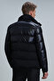 Genius Goose Feather Men's Coat Navy Blue - 6
