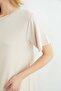 Basic Çimalı Mini Length Modal Dress - 6