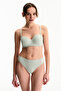 Light Green Pointel Thong Panties - 3