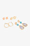Ice Blue Alba 14-Piece Earring Set - 2