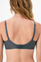 Traceless Gray Zerogram Decolette Padded Bra - 6