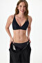 Traceless Black Zerogram Decolette Padded Bra - 2