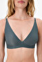 Traceless Gray Zerogram Decolette Padded Bra - 4