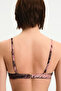 Cesira Pink Lol Zebra Patterned Glitter Bikini Top - 3