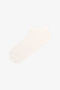 Beige Everyday Ribbed Striped Jacquard 5 Pairs Booties Socks - 4