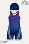 Girls' Swimmer Shorts and Belted Swimsuit Set 11904