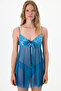 Mavi Front Openning Babydoll - 3