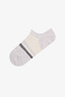Ribbed Stripes 3-Pack Sneaker Socks - 3