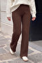 Corded Bitter Brown Knitwear Trousers - 2