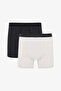 Men's Mesh Light Gray 2-Piece Boxers
