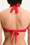 Red New Triangle Twist Bikini Top - 2