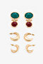 Black Longoria Earring Set