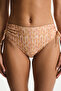 Kacie Zigzag Patterned High Waist Bikini Bottom - 2