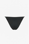 Black Super Low Waist Bikini Bottom - 2