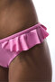 Pink Begonia Ruffled Bikini Bottom - 5