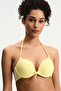 Yellow Push up Bikini Top