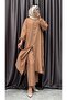 Linen Look Half Button Suit - 3