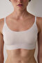 Ecru Zero Gram Seamless Push up Bralet Without Underwire - 6