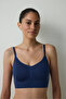 24 Hour Non-Marking Navy Blue Bralette - 2