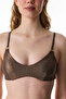 Brown Are Silvery Bikini Top - 4