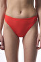 Praslin Minimal Cut Red High Leg Bikini Bottom