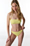 Yellow Strapless Bikini Top - 5