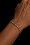 Steel Singapore Chain Silver Men's Bracelet 3mm - 2