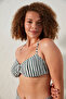 Strapless Mali Striped Bikini Top - 3