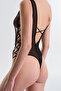 Ange Black Bodysuit - مجموعة Privee - 4