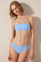Drip Hipster Textured Multicolor Bikini Bottoms - 4