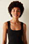 Square Neck Black Top - 3