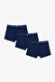 Boy's 3-pack Dark Blue Tone Boxer