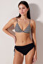 High Ring Black Bikini Bottoms - 5