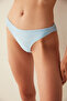 Light Blue Shelly Slip Bikini Bottom