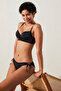 Black Basic Ring Bikini Bottom