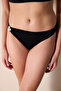 Pearl Side Black Black Bikini Bottom