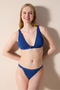 Romina Super Textured Indigo Bikini Bottom - 4
