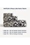 3-Piece Luxury Towel Set, 100% Cotton Jacquard Soft Absorbent Quick-Dry Bath Towel Set, Cherx, Mati̇lda Yarn Dyed 3-Piece Towel Set Stone - 2