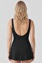 Egyptian Shorts Dress with Accessories Plus Size Swimsuit Black - 2
