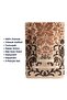3-Piece Luxury Towel Set, 100% Cotton Jacquard Soft Absorbent Quick-Dry Bath Towel Set, Cherx, Mati̇lda Yarn Dyed 3-Piece Towel Set Caramel - 5